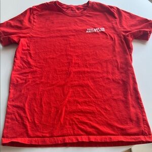 Vibrant Red Statement Tee